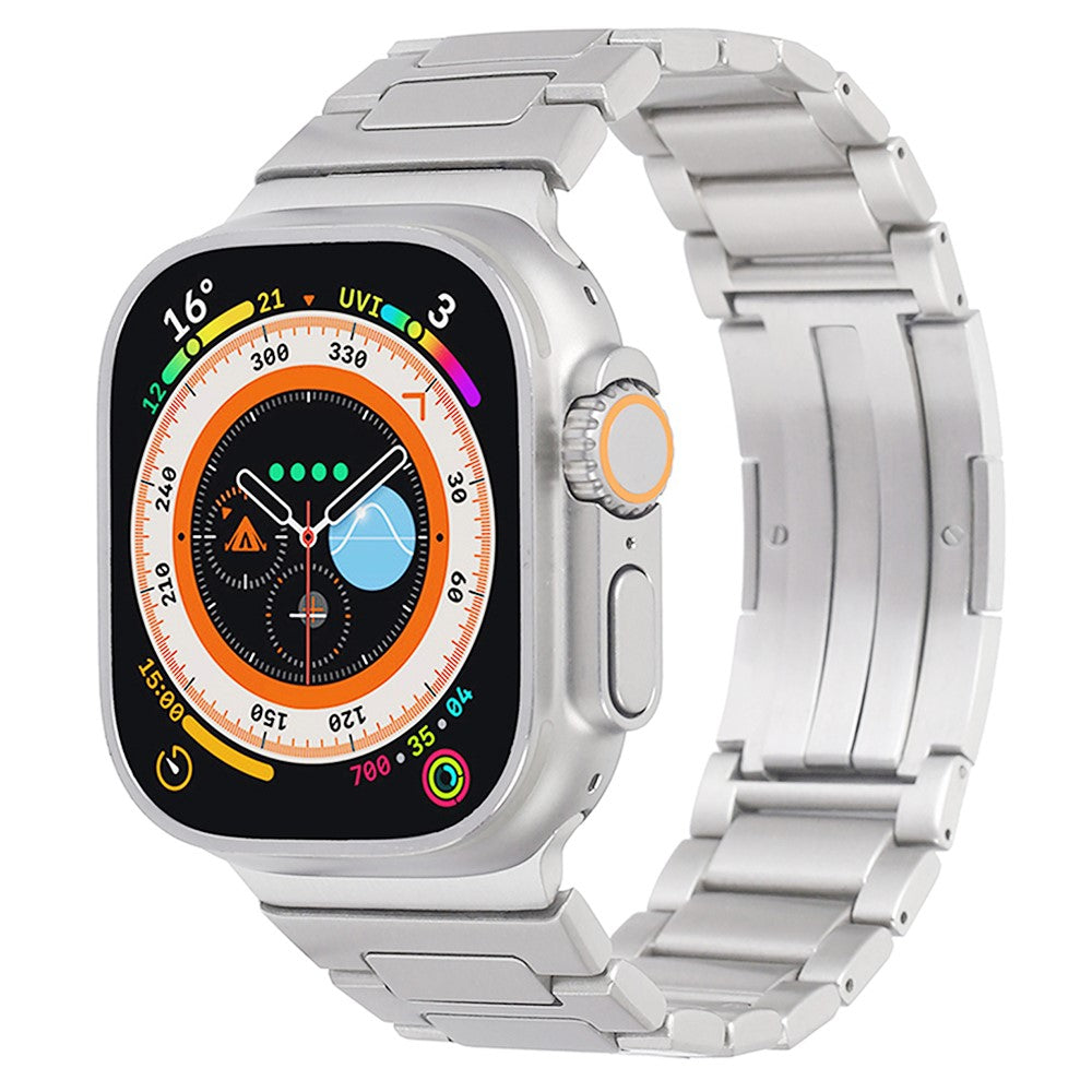 Apple watch urrem 38 40 41mm sølv stål - produktbillede 2