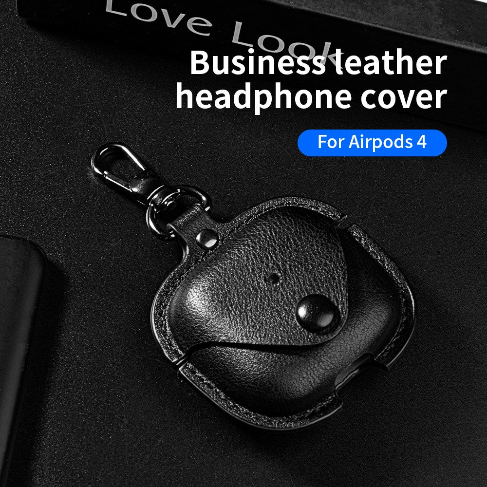 Apple airpods 4 taske Rød Med Knap - produktbillede 10