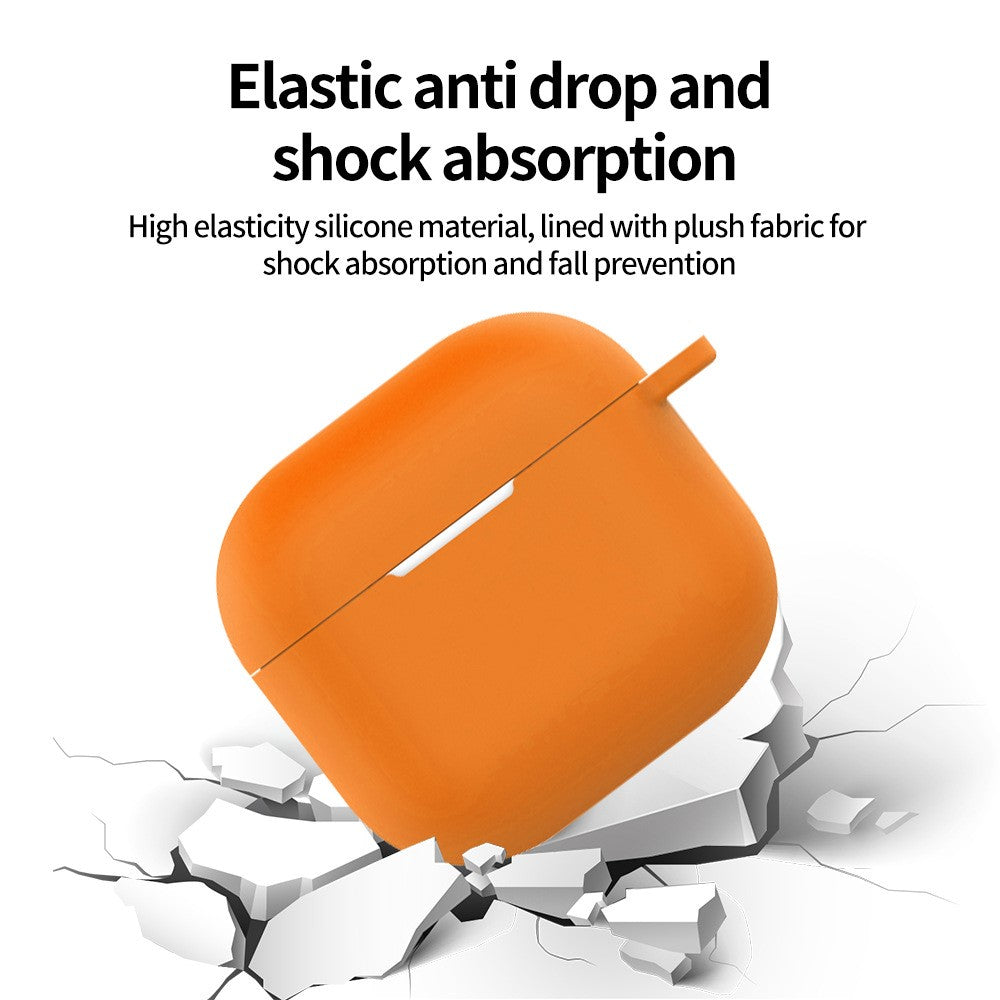 Apple airpods 4 taske Rød silikone - produktbillede 2