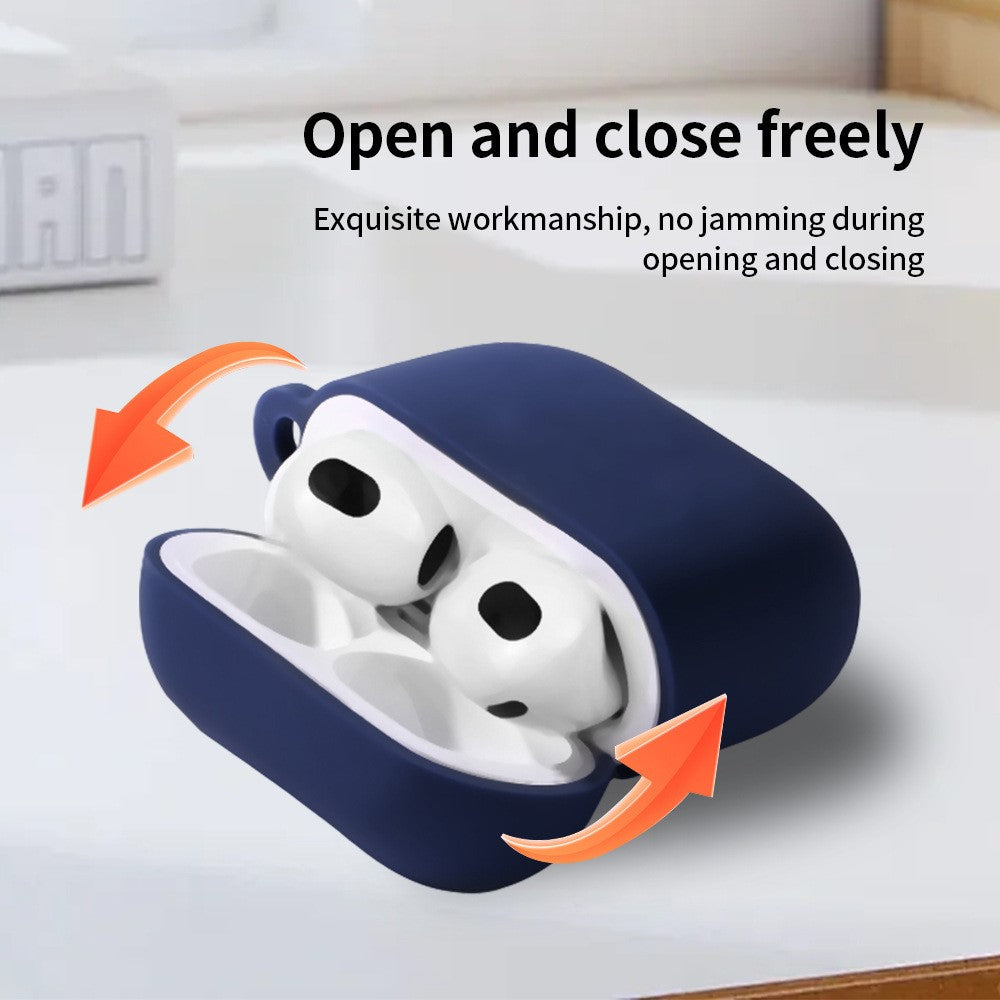 Apple airpods 4 taske Rød silikone - produktbillede 5