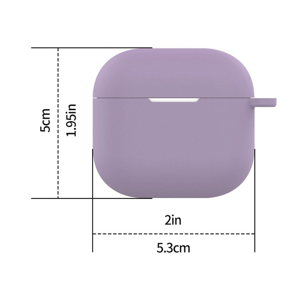 Apple airpods 4 taske Rød silikone - produktbillede 7