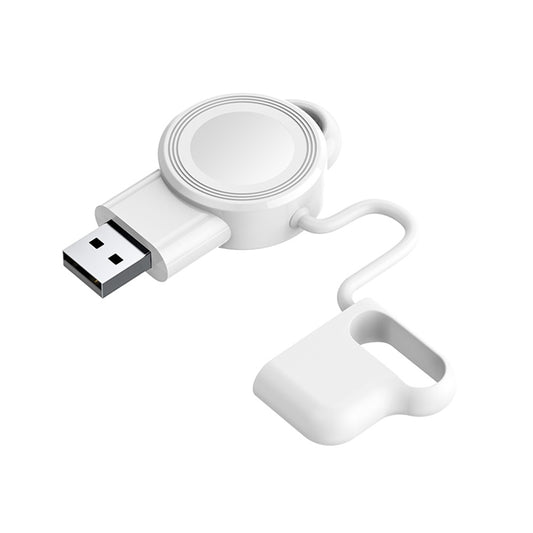 JJT-983 For Apple Watch Series 1-7 / SE Portable USB Wireless Charger Smart Watch Magnetic Charging Dock - produktbillede 1
