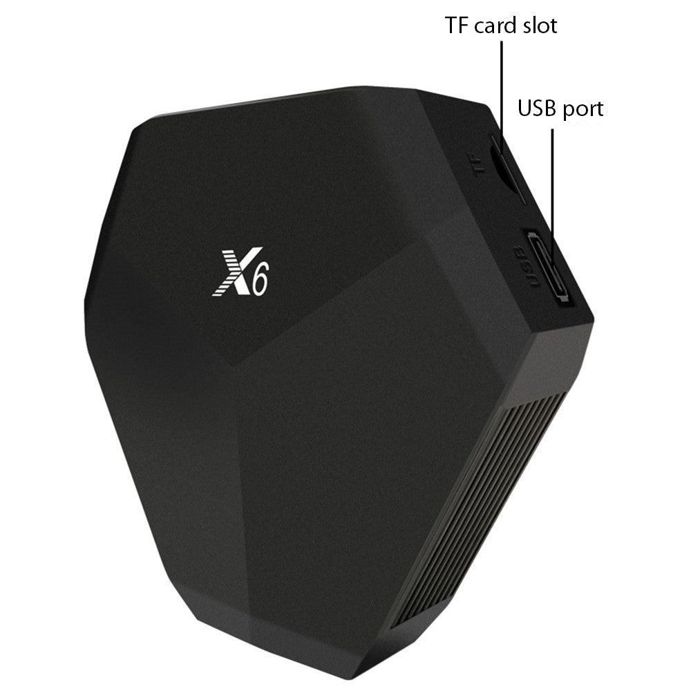 X6 2.4G Wireless Game Console Set with 2 Controller 64G 15000 Games TV Game Console Support 9 Emulators - EU Plug