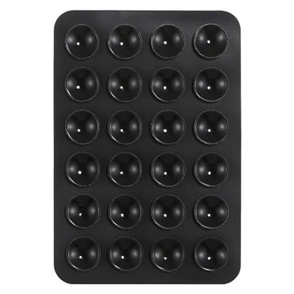 Silikone sugekop telefon sort