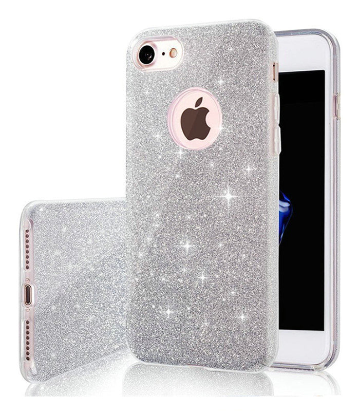iPhone 17 Cover Glitter – Sølv