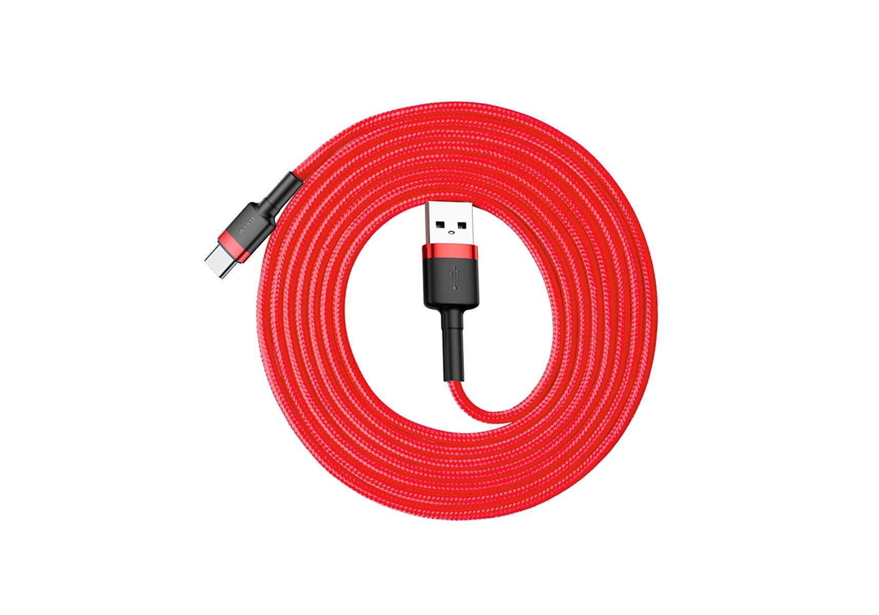 BASEUS Cable - Cafule CATKLF-C09 - USB /Type C 2M red -> CATKLF-AL91 - billede 5