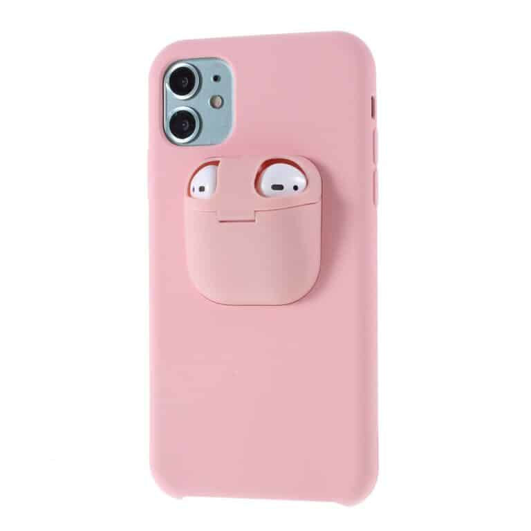 iPhone 11 Cover Air Pods – Lyserød