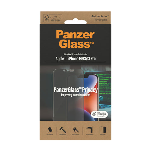 PanzerGlass iPhone 14/13/13 Pro UWF Privacy AB - EOL