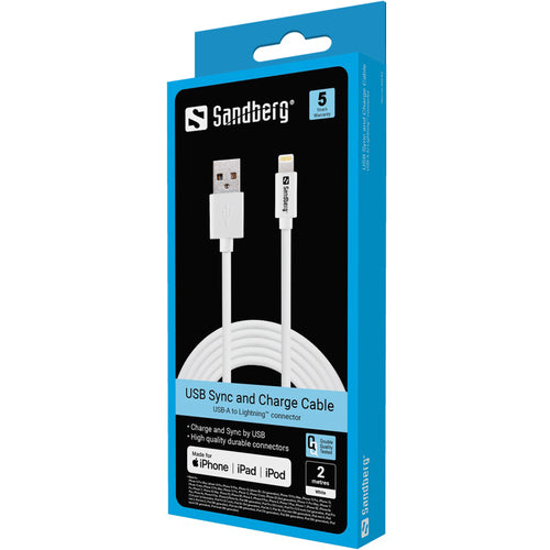 Lightning Cable, White (2m)
