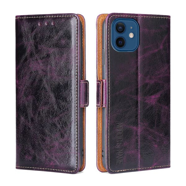 iPhone XS Max Wallet Flip Cover – Lilla