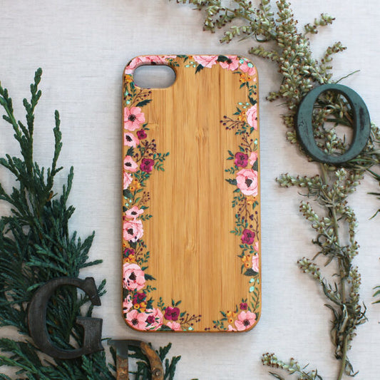 iPhone X/XS Cover Træ Blomster ranke