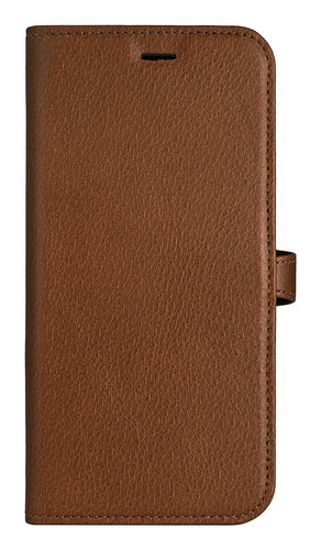 iPhone 16 Pro Læder Wallet Flip Cover 2 i 1 – Brun – Buffalo