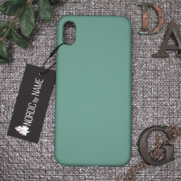 iPhone XS Max Silicone Cover Lys Petroleum