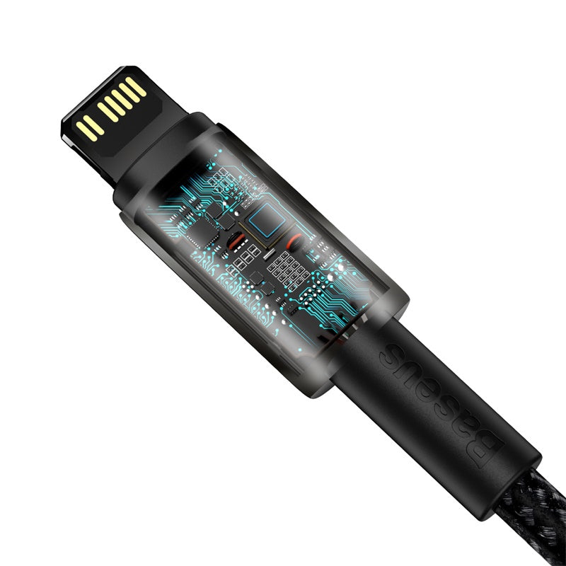 BASEUS USB Cable - Tungsten Gold CATLWJ-01 Type-C - IPHONE lightning 1M 20W black - billede 9