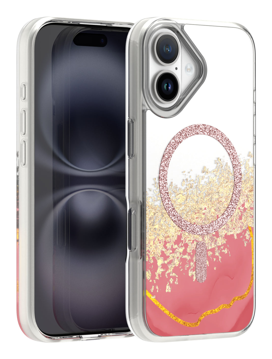 iPhone 16 MagSafe Cover Epoxy Mag – Pink