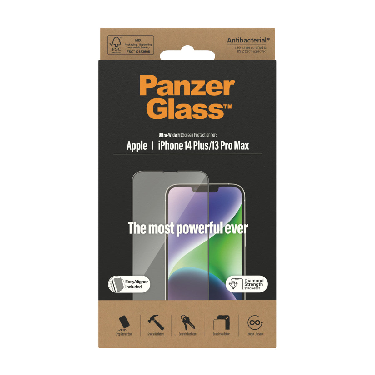 PanzerGlass iPhone 14 Plus/13 Pro Max UWF AB w. Applicator - billede 3