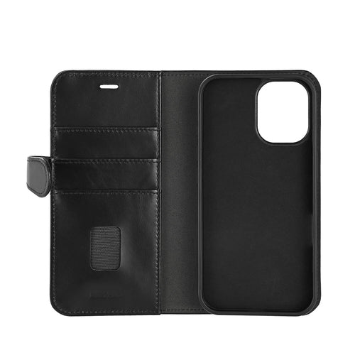 iPhone 16 2i1 wallet sort læder