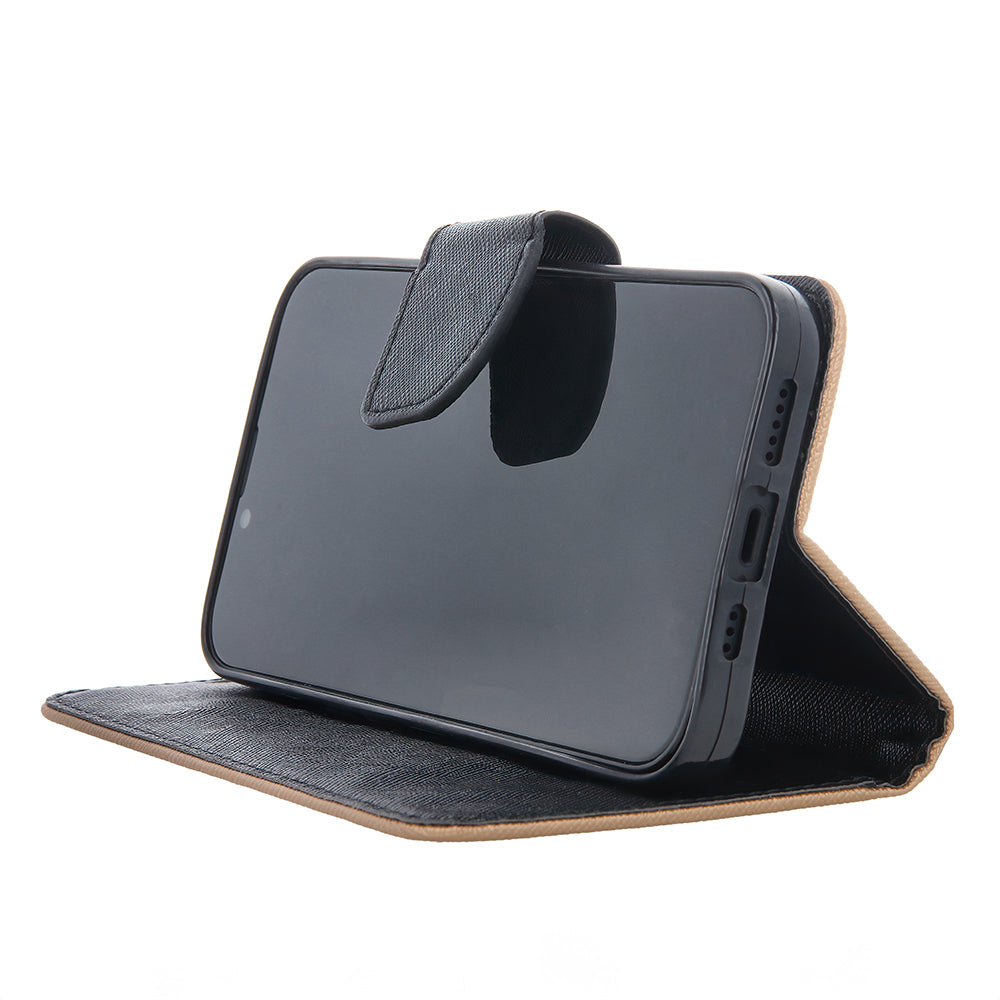 iPhone 16 Pro max flipcover Fancy Sort/Guld - billede 6
