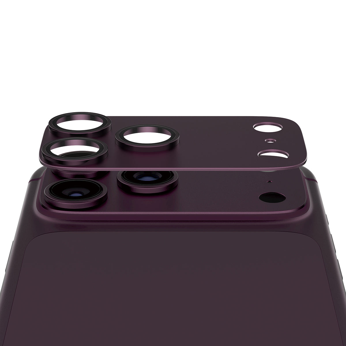 PG Fender Camera Lens Protector Dark Cherry iP18 Pro Max