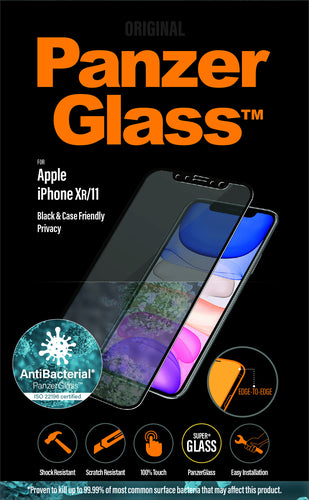 PanzerGlass iPhone XR/11 Privacy, Black