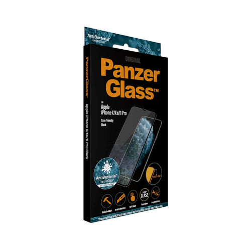 PanzerGlass iPhone X/Xs/11 Pro, Black (Case Friendly)