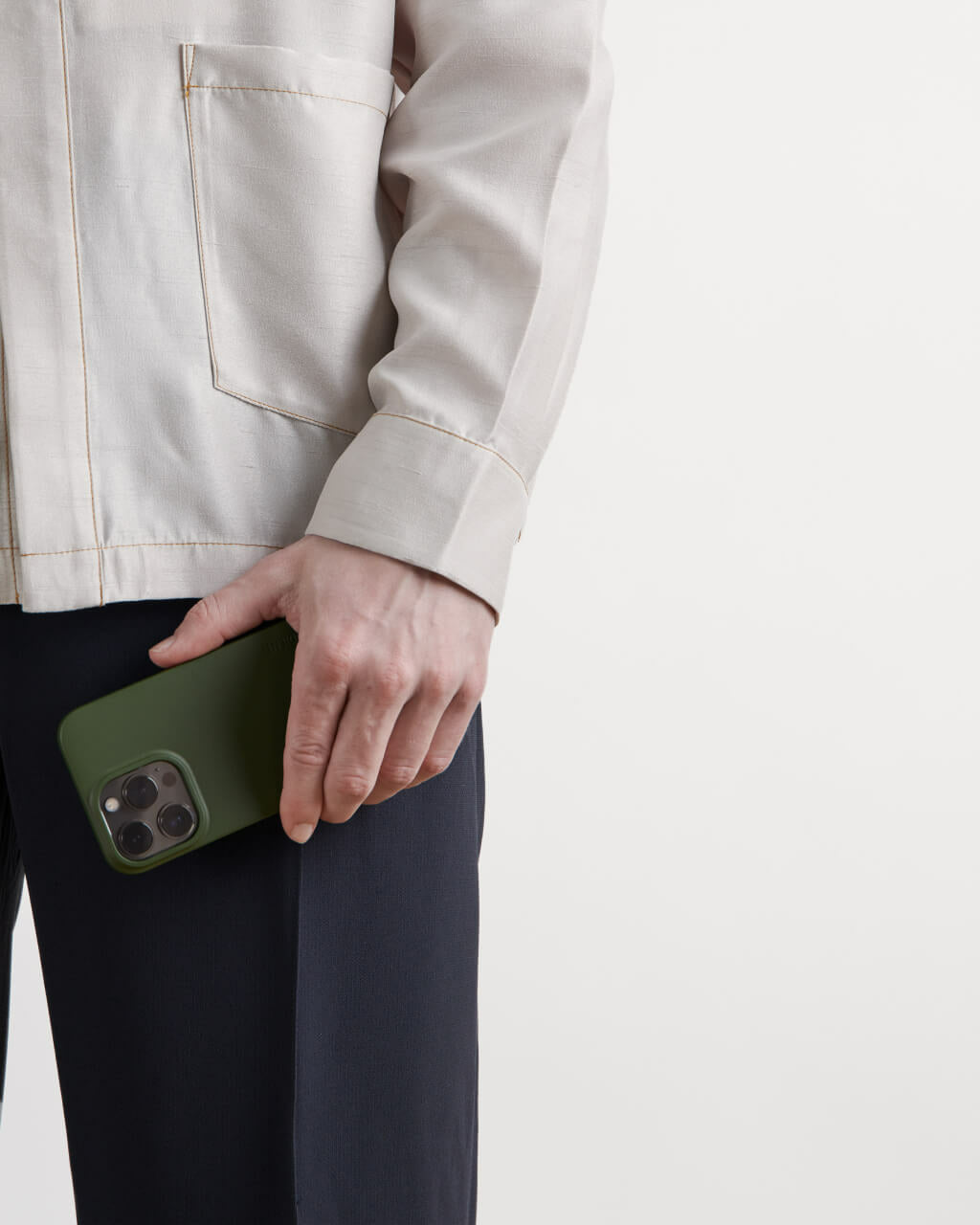 iPhone 12 Pro Max MagSafe Cover – Pine Green/Grøn – Nudient - billede 3