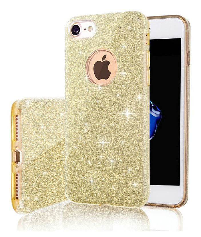 iPhone 17 Pro / 18 Pro Cover Glitter – Guld