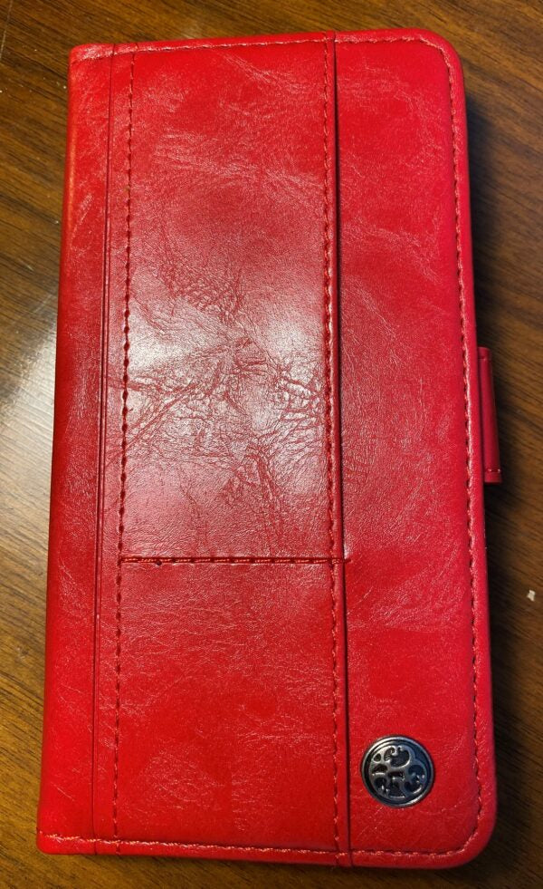 iPhone XS Max Wallet Flip Cover lomme – Rød