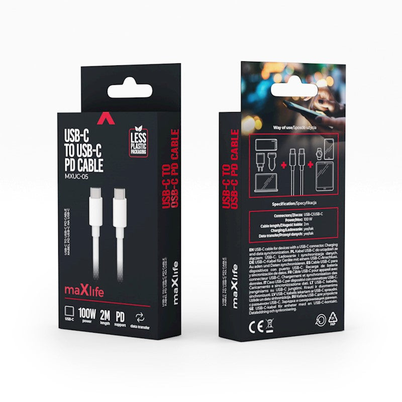 Kabel USBC/USBC 2m 100w - billede 7
