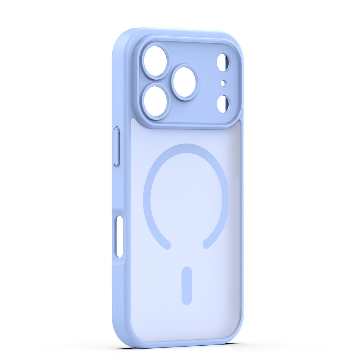 iPhone 17 Pro / 18 Pro MagSafe Cover Mag Matt – Lysblå - billede 3