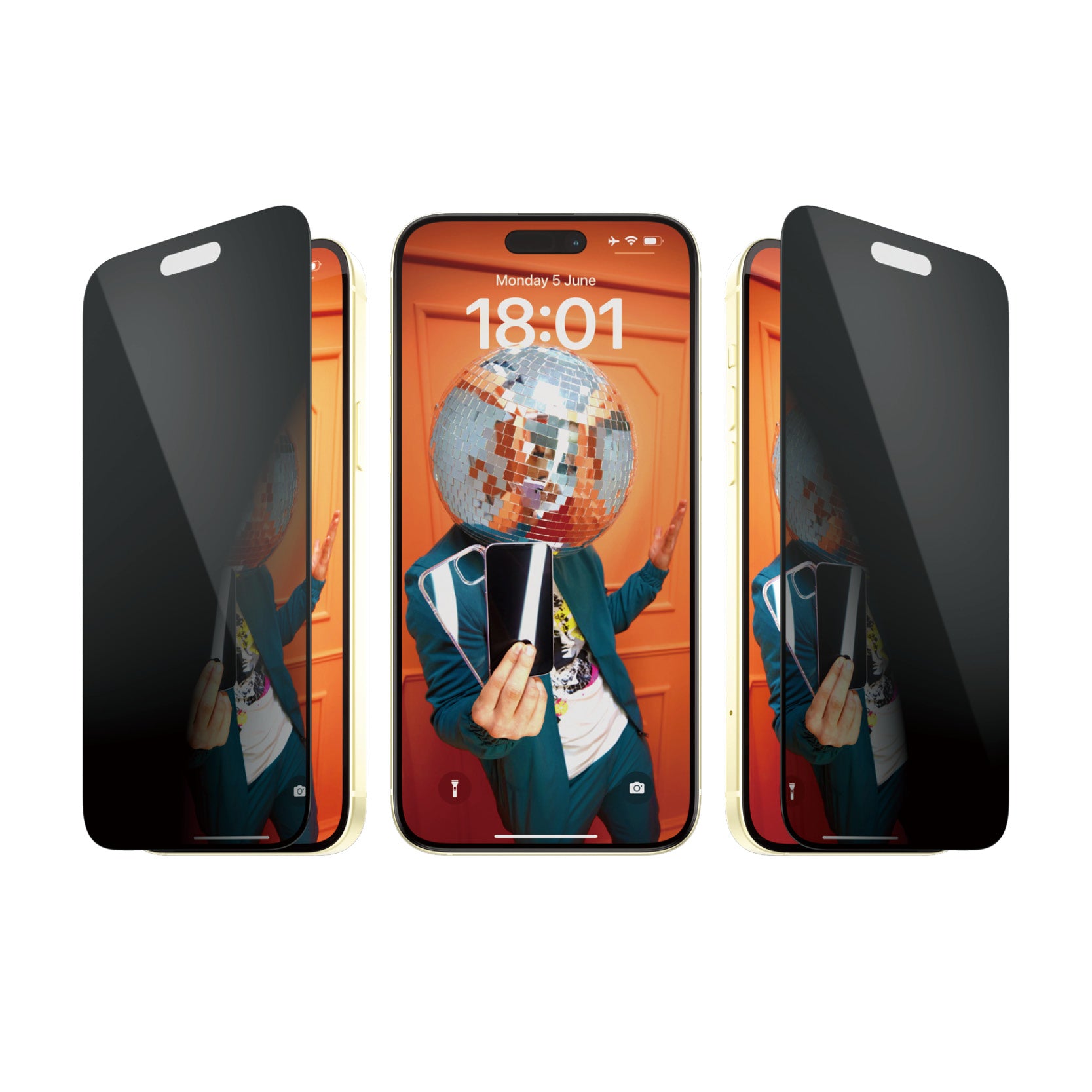PanzerGlass iPhone 15 Plus UWF Privacy wA - Se P2863