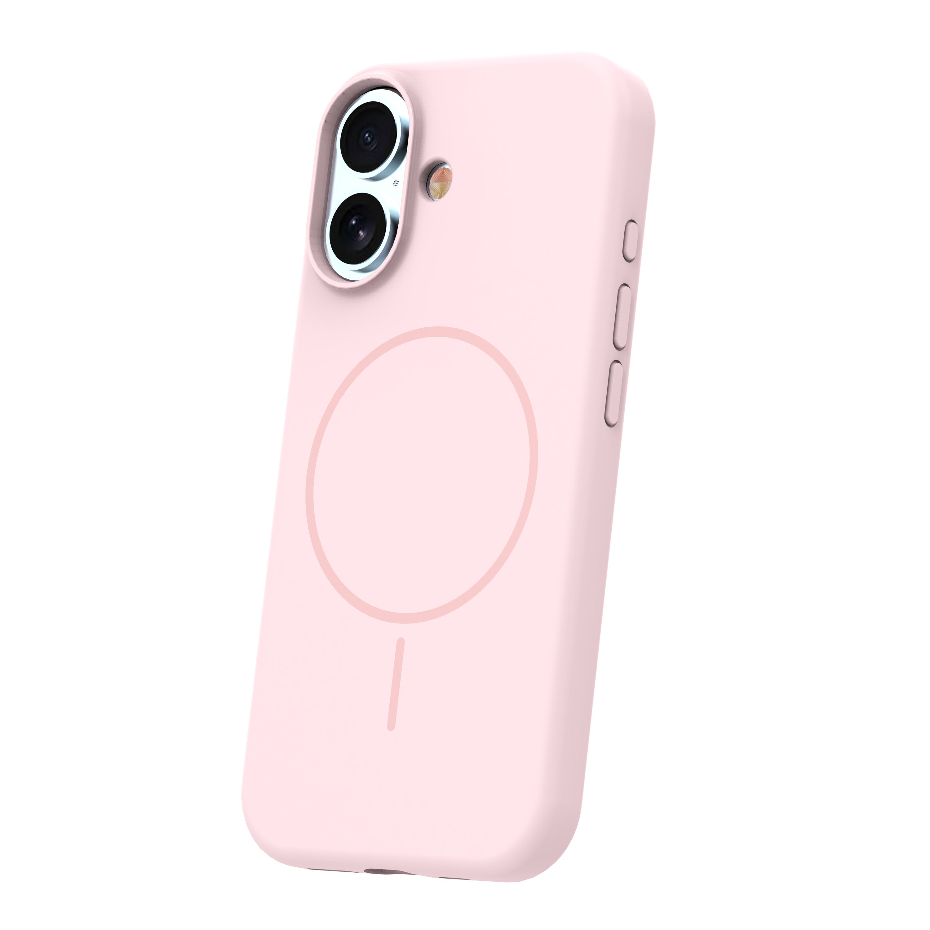 iPhone 17 / 18 MagSafe Cover Silicone Thin Mag – Pink - billede 2