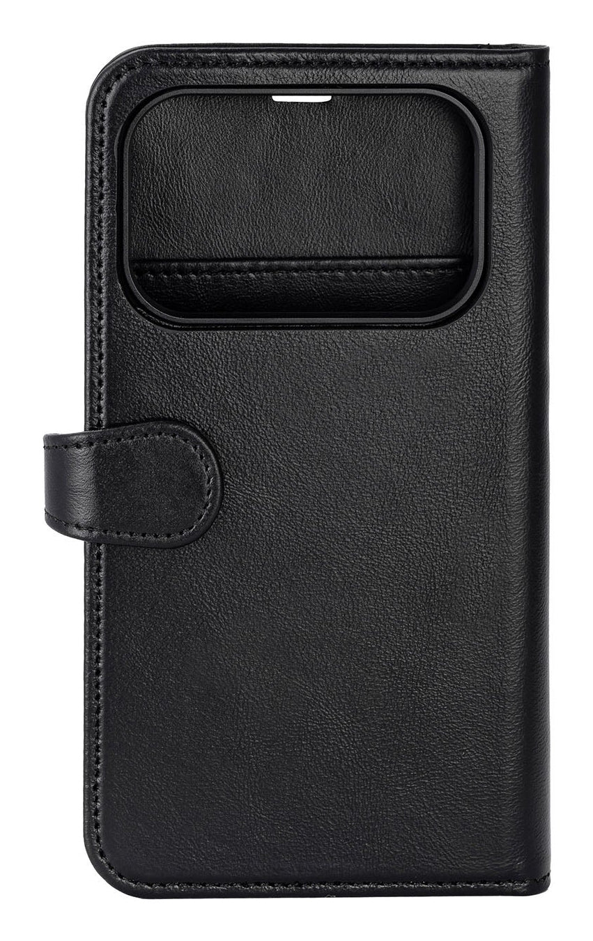 iPhone 17 Pro Wallet Flip Cover 2 i 1 MAG – Sort – Buffalo
