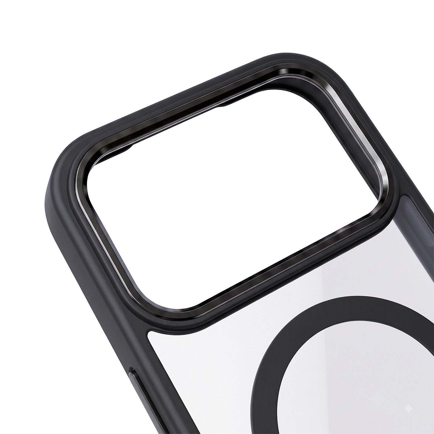 iPh17PM/18PM Clear Mag Black