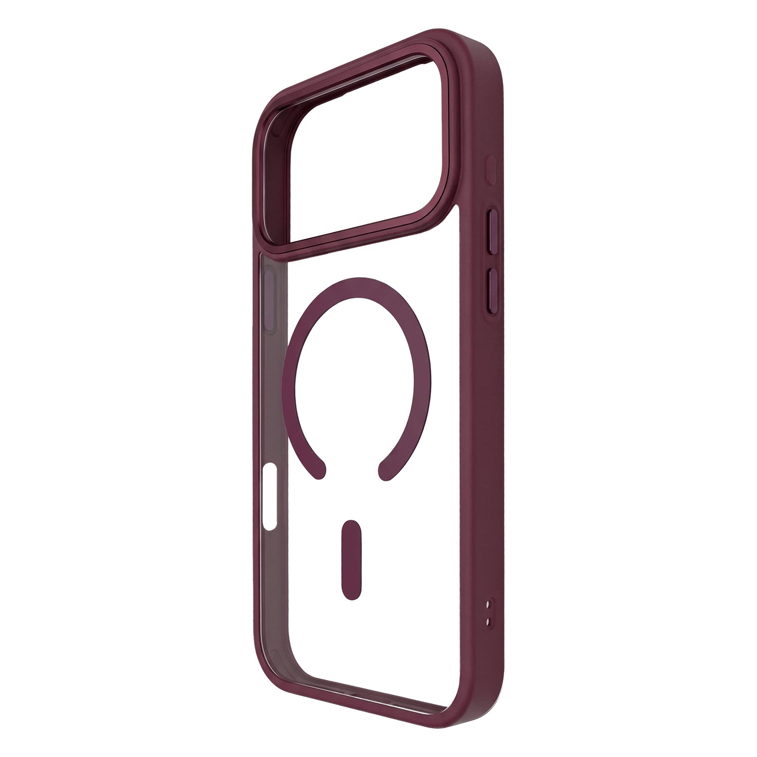 iPh17P/18P Clear Mag Cherry