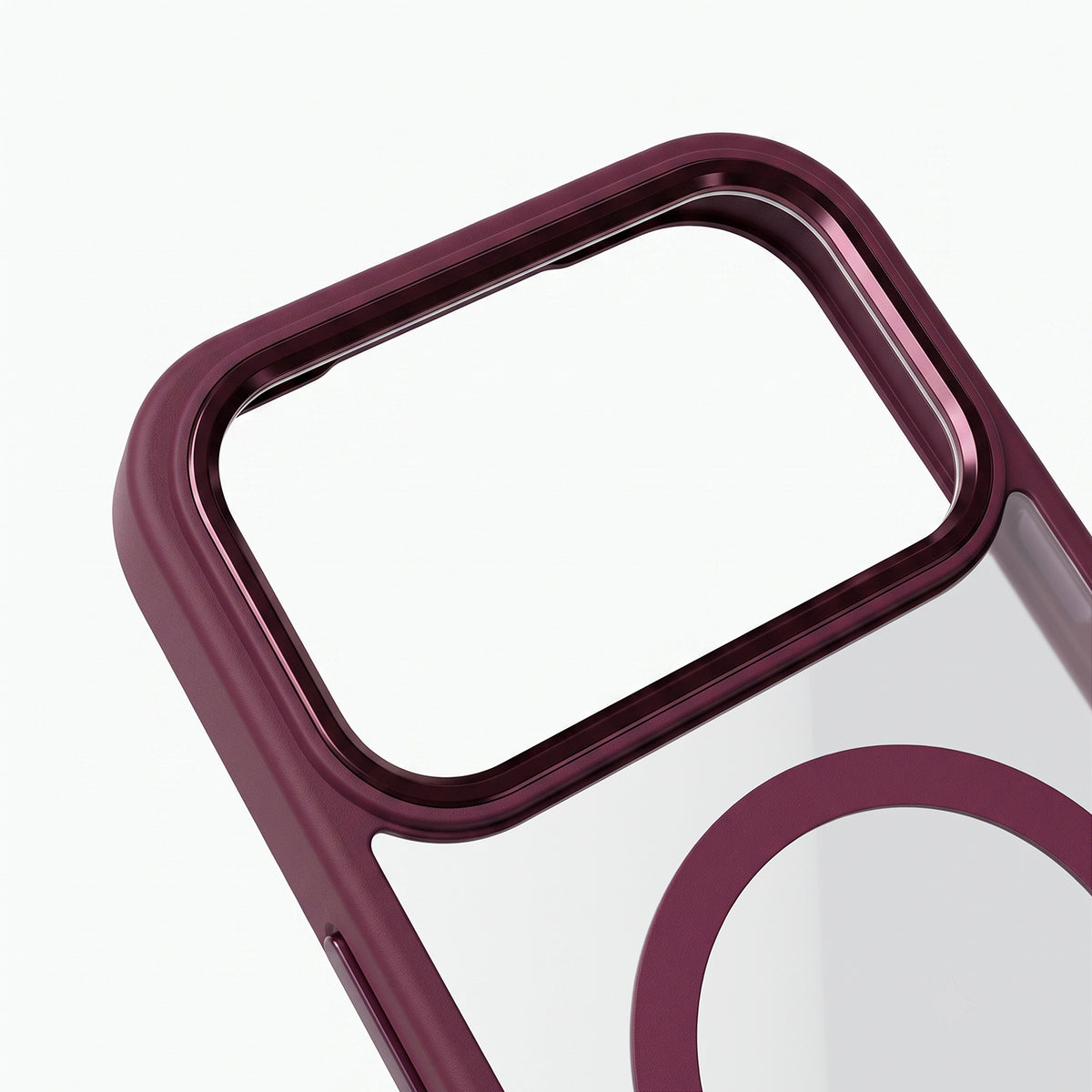 iPh17P/18P Clear Mag Cherry