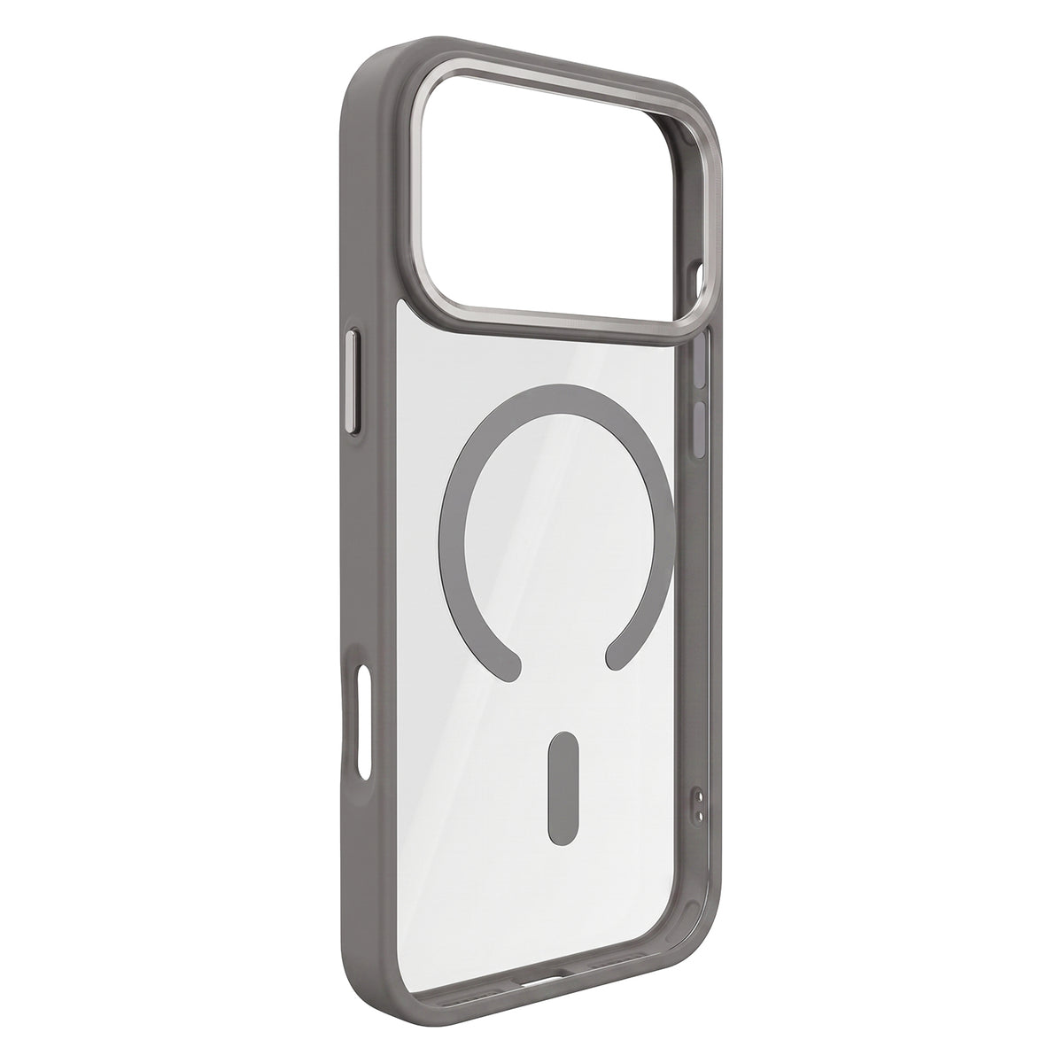 iPh17PM/18PM Clear Mag Silver