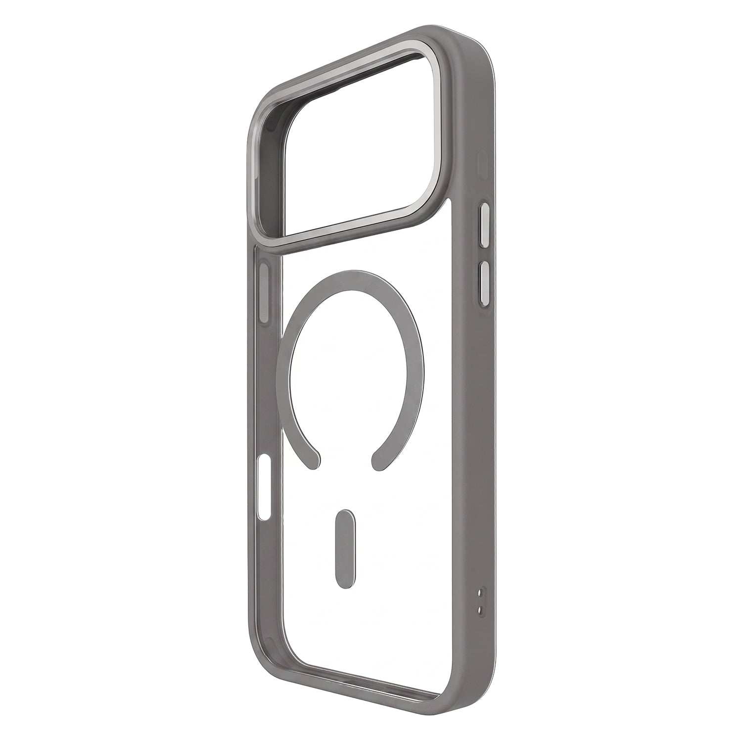 iPh17PM/18PM Clear Mag Silver