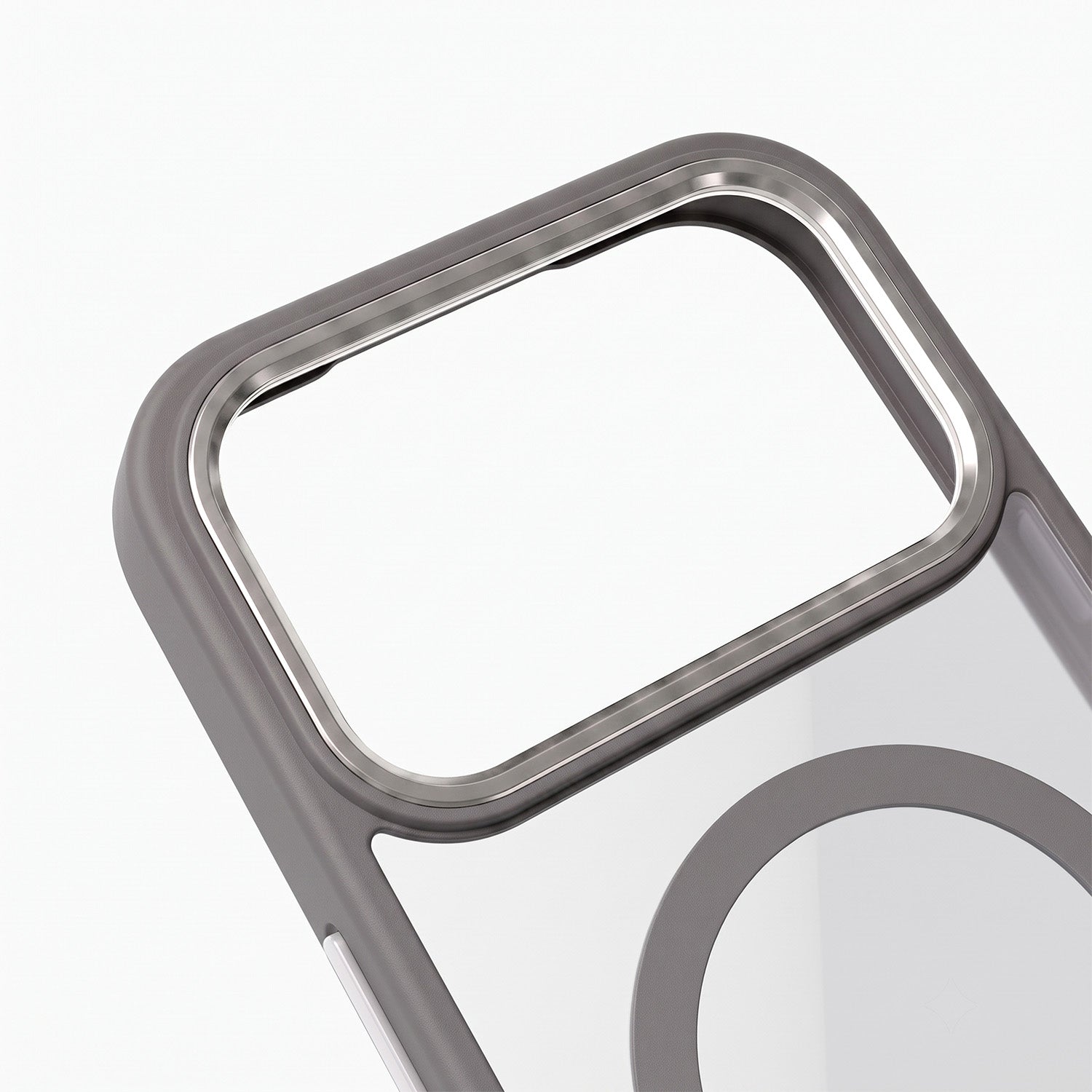 iPh17P/18P Clear Mag Silver
