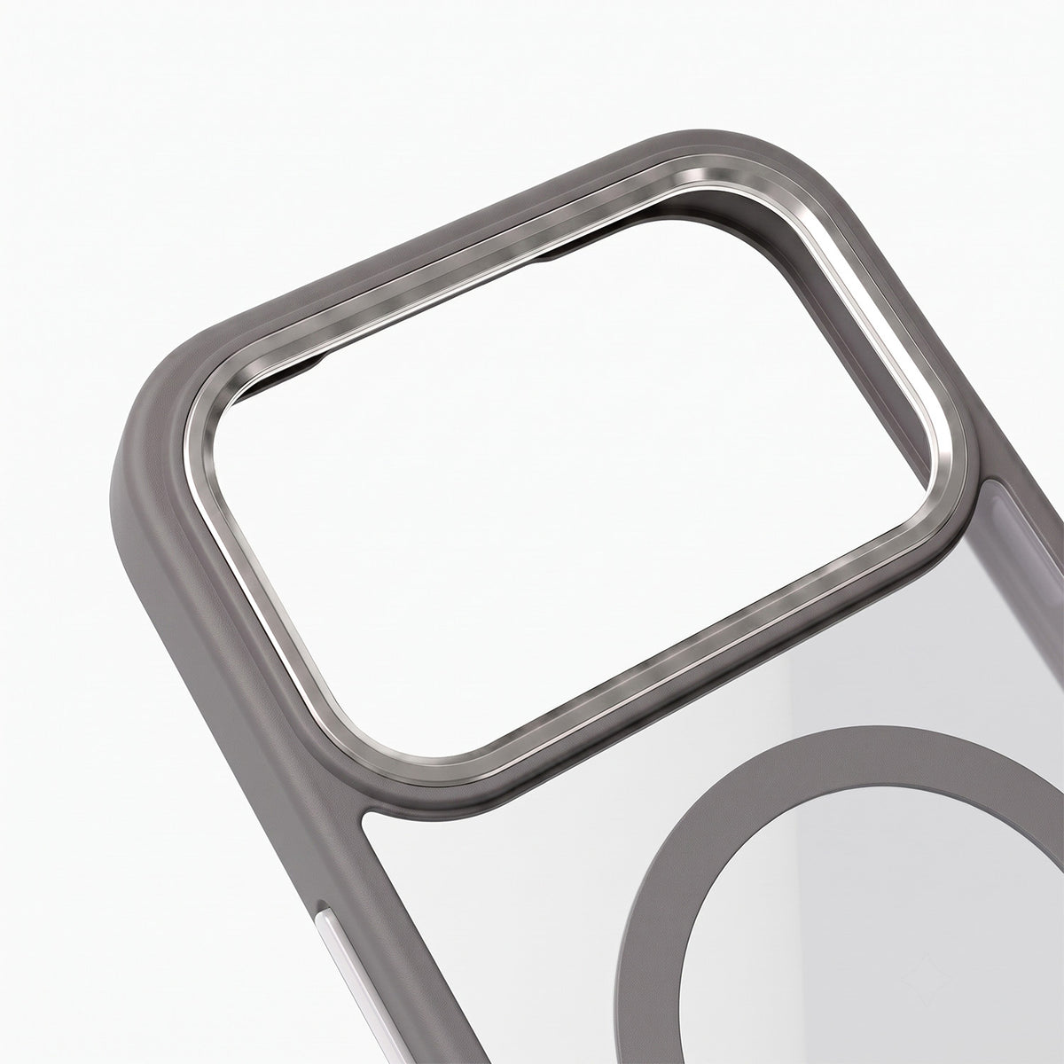 iPh17P/18P Clear Mag Silver