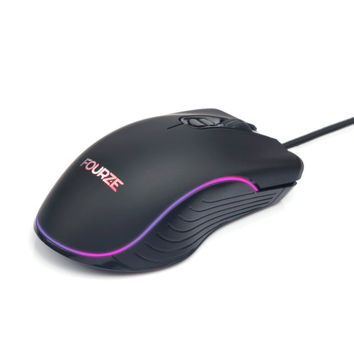 Fourze GM120 Gaming Mouse, RGB, black - EOL