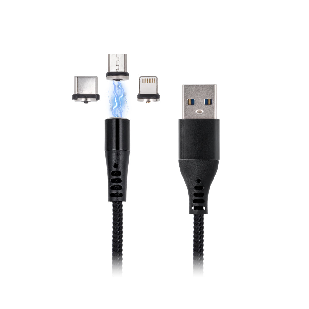 MaXlife Kabel USBA/3i1 Magn. 1m   3A