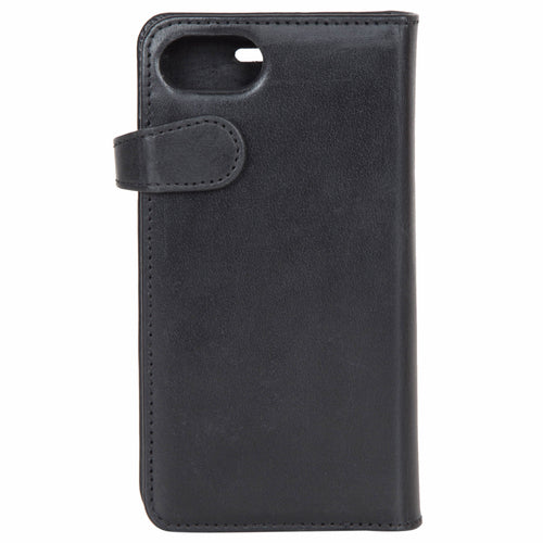 iPhone 6/7/8/SE Læder Wallet Flip Cover Gear – Sort – Buffalo