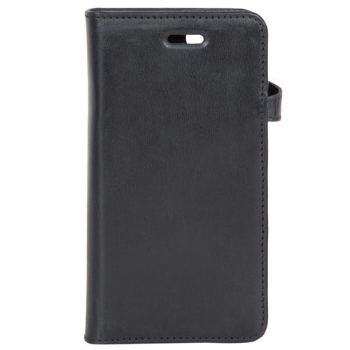 iPhone 6/7/8/SE Læder Wallet Flip Cover Gear – Sort – Buffalo
