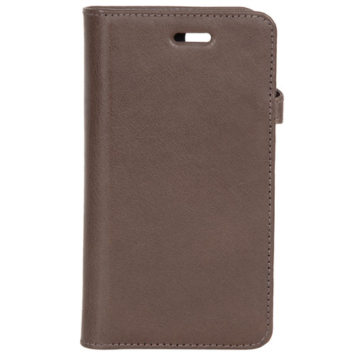 iPhone 6/7/8/SE Læder Wallet Flip Cover Gear – Brun – Buffalo