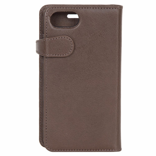iPhone 6/7/8/SE Læder Wallet Flip Cover Gear – Brun – Buffalo