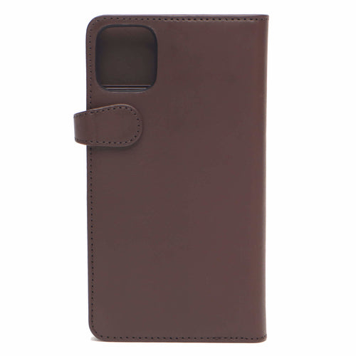 iPhone 11 Læder Wallet Flip Cover – Brun – Buffalo