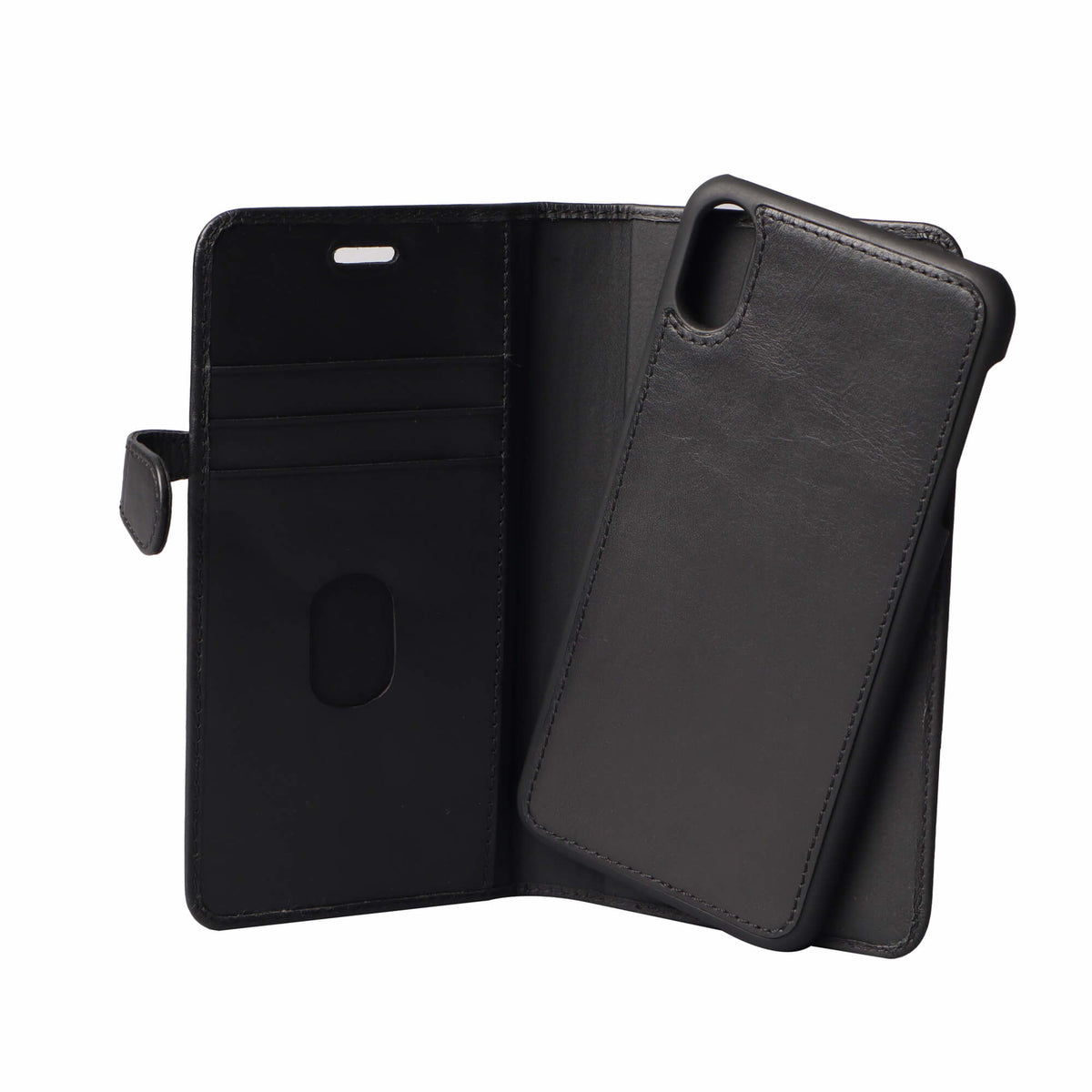 iPhone XS Max Læder Wallet Flip Cover Gear Max – Sort – Buffalo