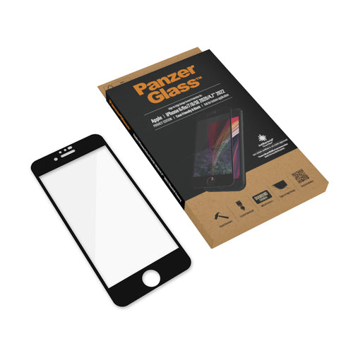 PanzerGlass iPhone SE (2020)/8/7/6 Case Friendly, Black