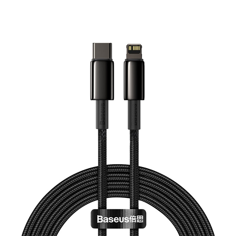 BASEUS USB Cable - Tungsten black CATLWJ-A01 Type-C -  lightning 2M 20W black
